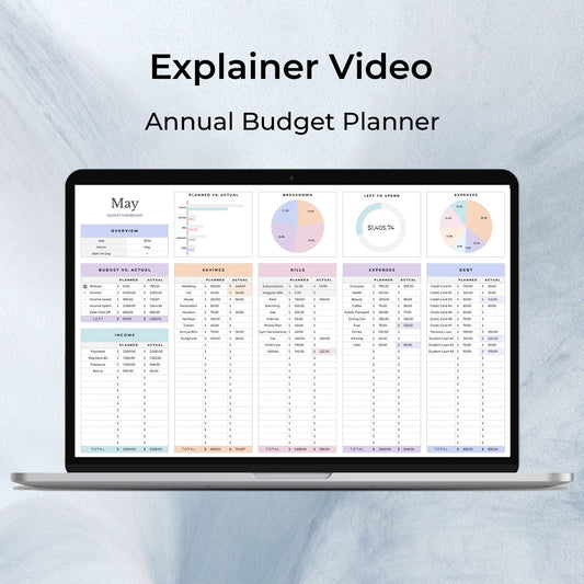 Explainer Video - Annual Budget Planner