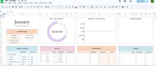 Explainer Video - Monthly Budget Planner