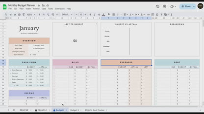 Explainer Video - Monthly Budget Planner