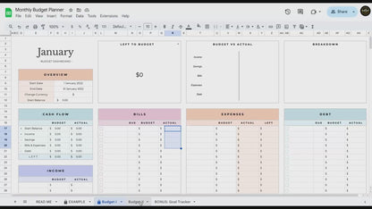 Explainer Video - Monthly Budget Planner