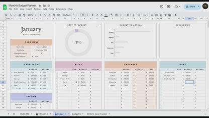 Explainer Video - Monthly Budget Planner